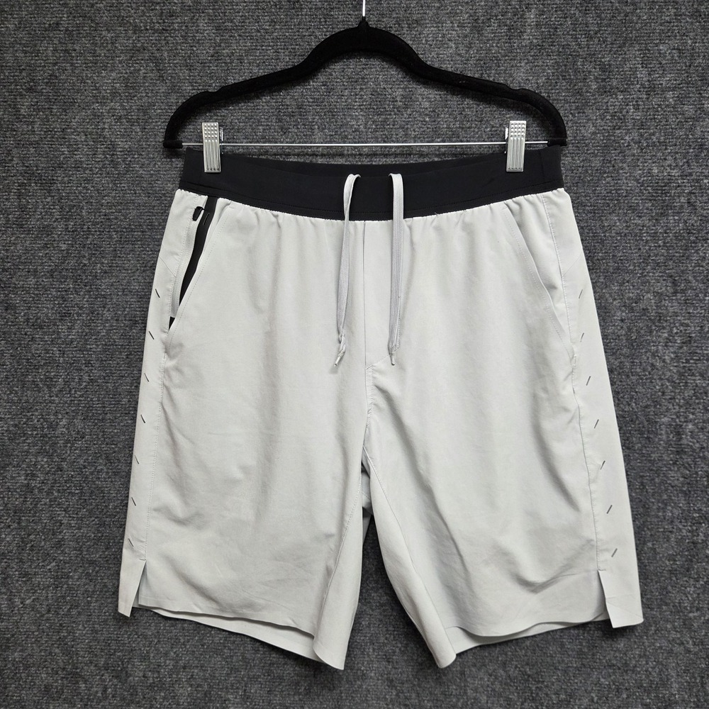 Ten Thousand 7" Interval Shorts Mens Medium Gray Lined Running Gym Training